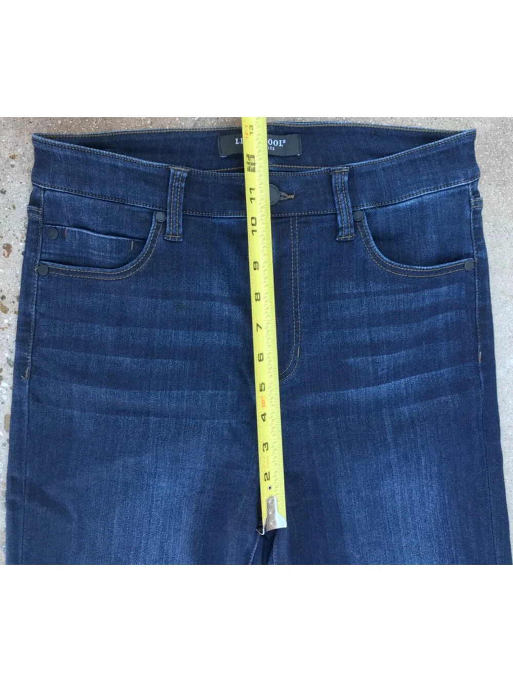 Liverpool Los Angeles Jeans Womens 29/8 Blue Skinny ECO Logical Mid Rise Denim